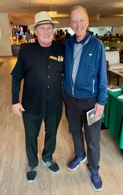 Joe with a guest